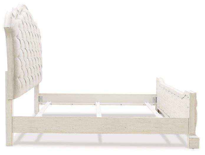 Arlendyne Antique White California King Upholstered Bed