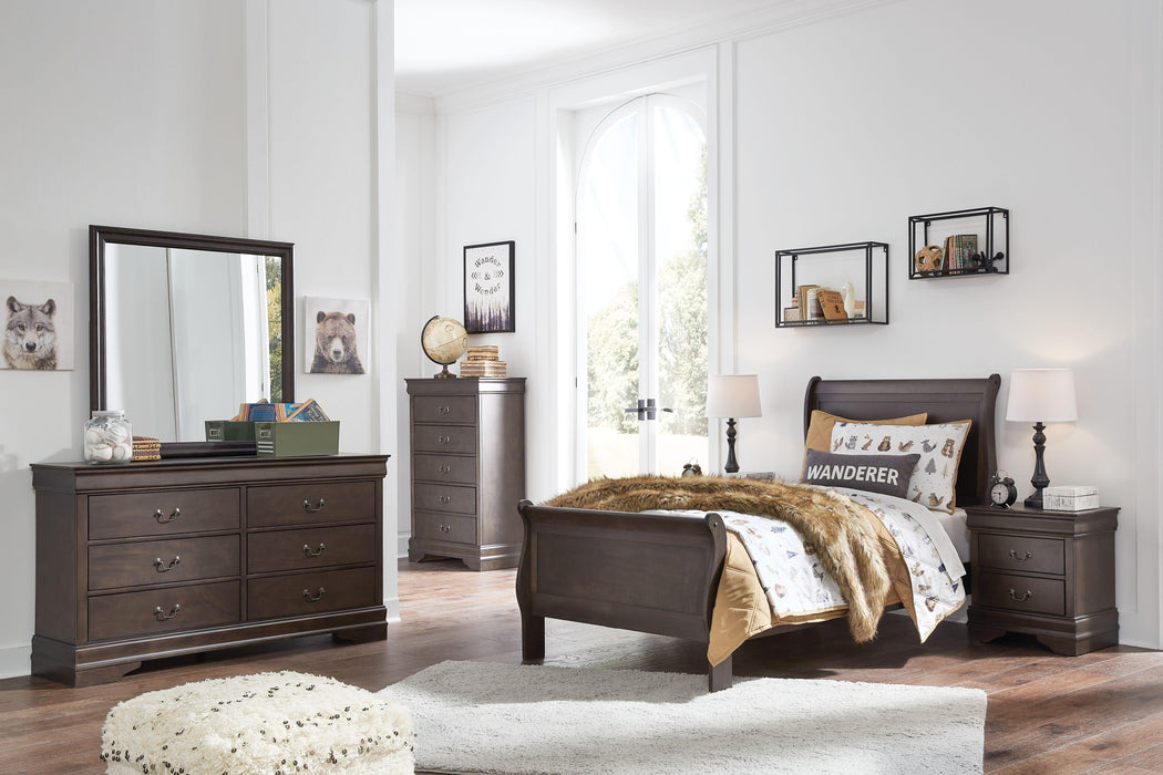 Leewarden -Sleigh Bed