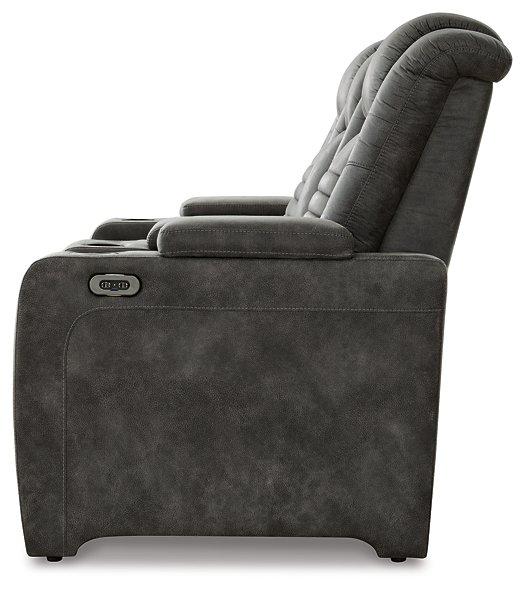 Soundcheck Storm Power Reclining Loveseat with Console