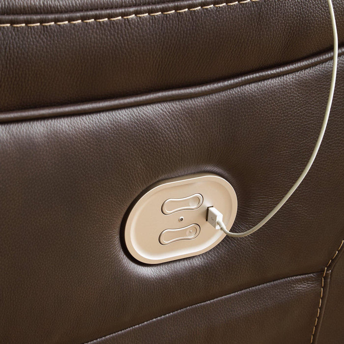 Dunleith Power Reclining Sectional Loveseat