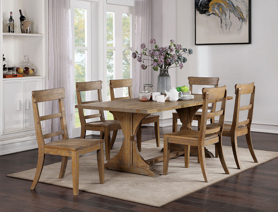 LEONIDAS 7 Pc. Dining Table Set