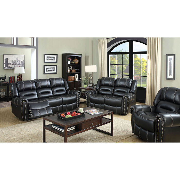 FREDERICK Black Sofa + Love Seat