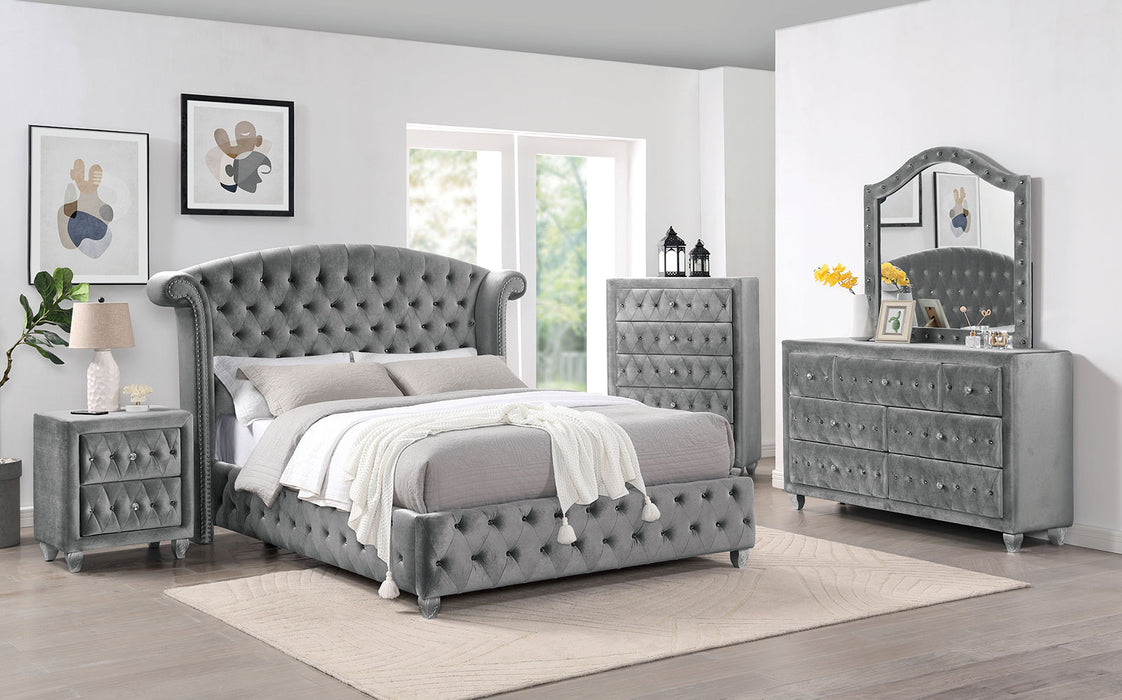 ZOHAR 5 Pc. Queen Bedroom Set w/ Chest