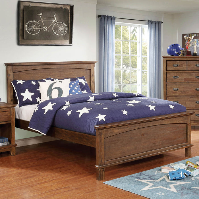 Colin Dark Oak Twin Bed