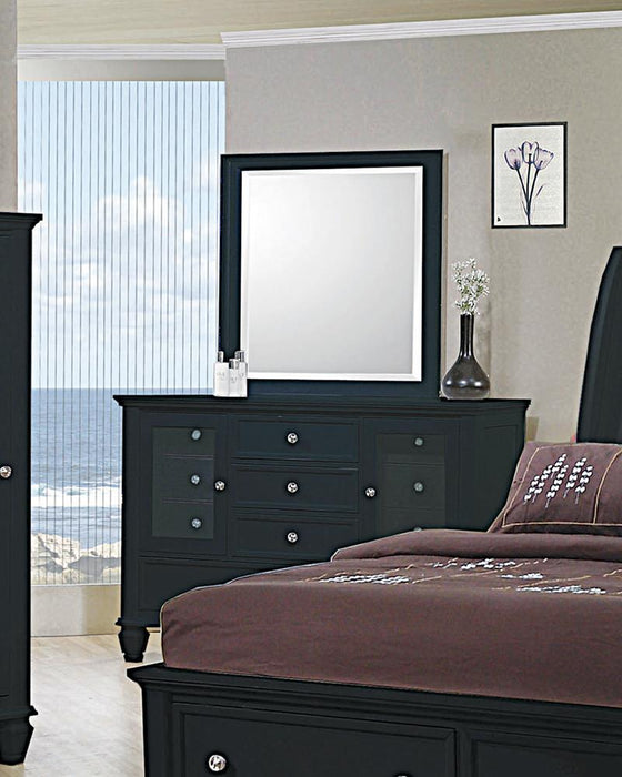 Sandy Beach Black 11-Drawer Dresser