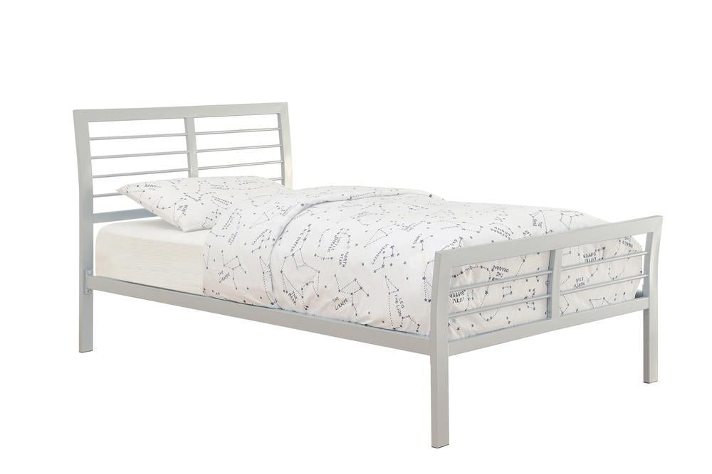 Cooper Contemporary Silver Queen Bed