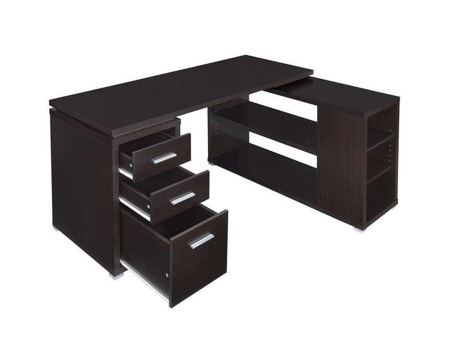 Yvette Cappuccino Executive Desk