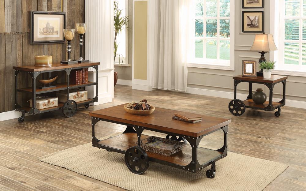 Rustic Cherry Sofa Table