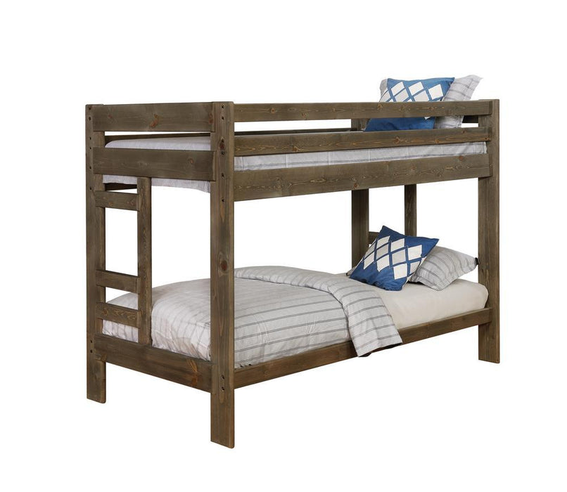 Wrangle Hill Gun Smoke Twin/Twin Bunk Bed