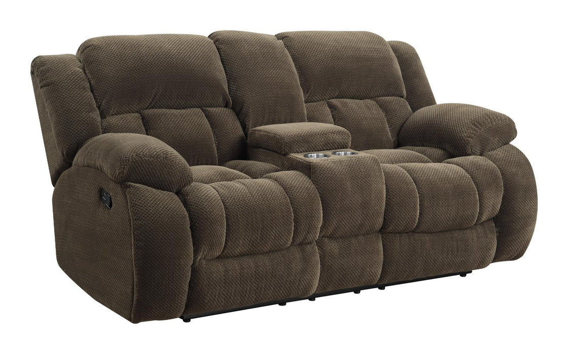 Weissman Brown Reclining Loveseat