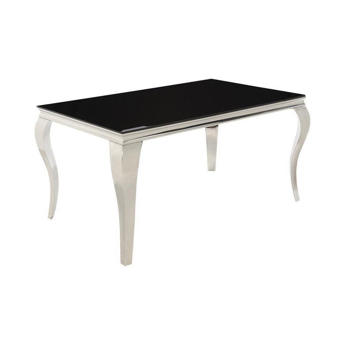 Barzini Dining Contemporary Black Dining Table