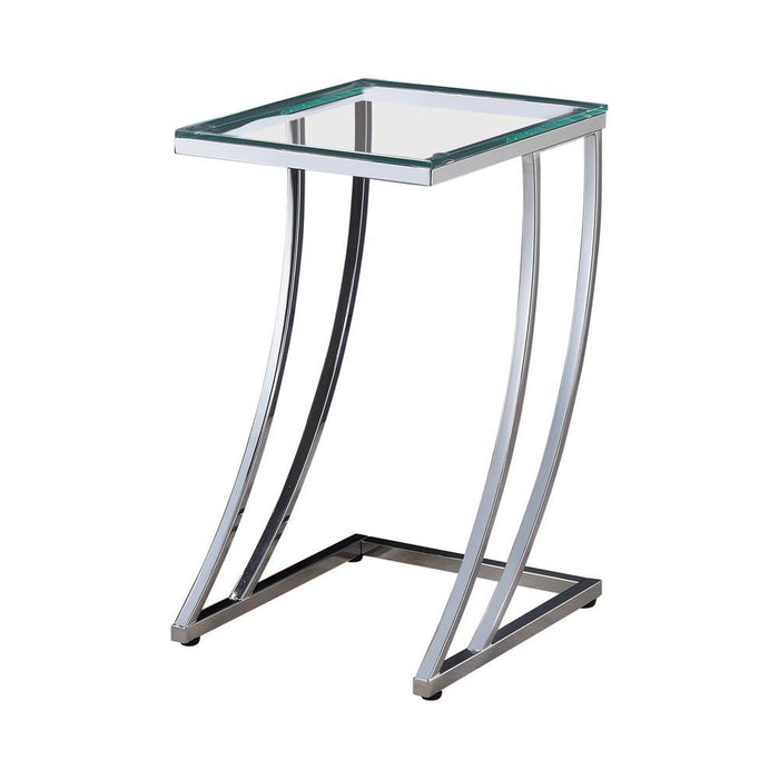 Modern Chrome Accent Table