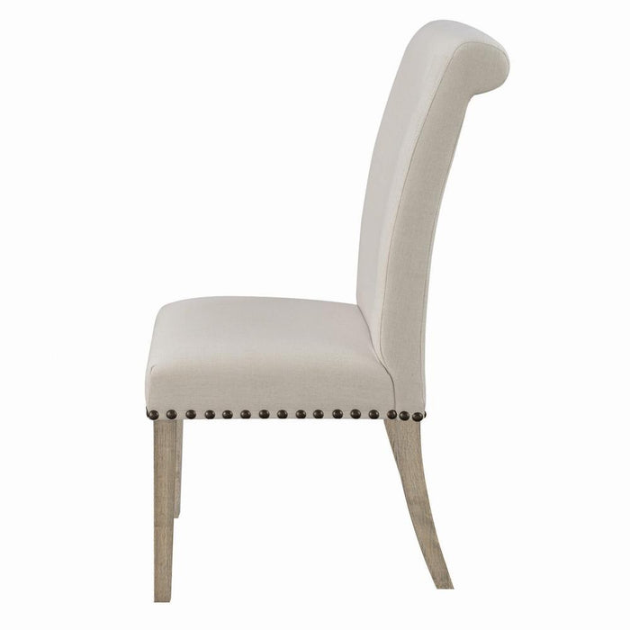 Taylor Beige Upholstered Parson Dining Chair