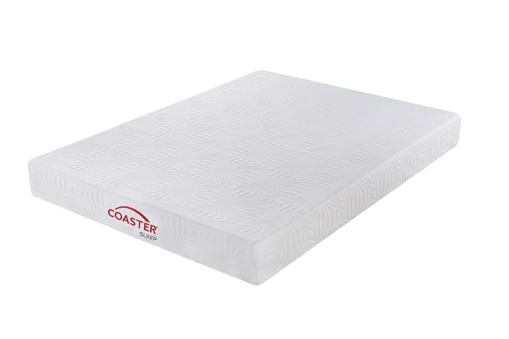 Keegan White 8-Inch Twin Memory Foam Mattress