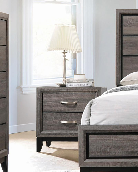 Watson Rustic Grey Oak Nightstand