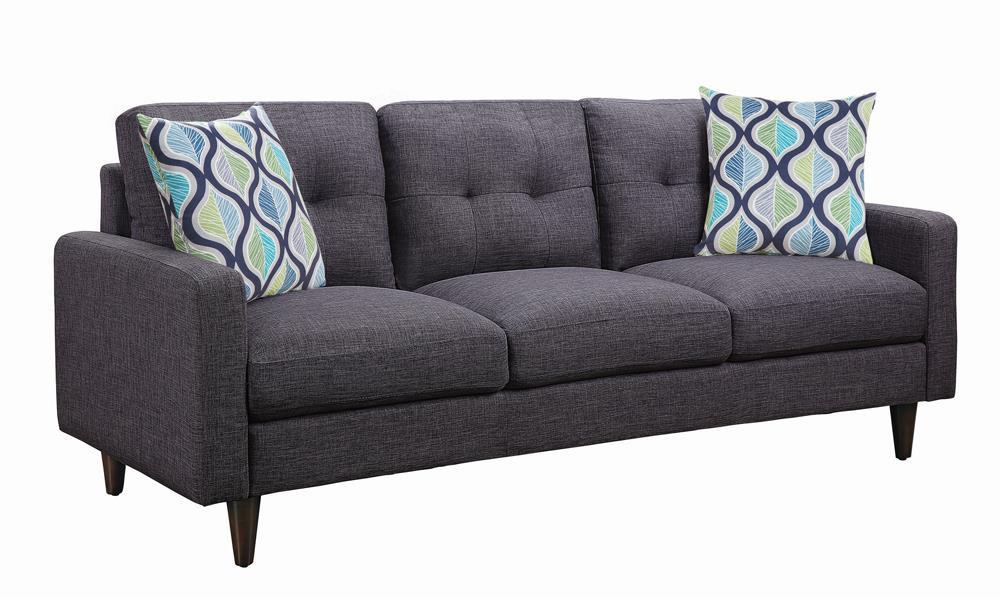 Watsonville Retro Grey Sofa