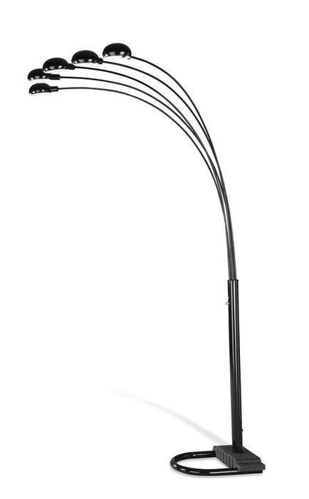 G1297A Contemporary Black Floor Lamp