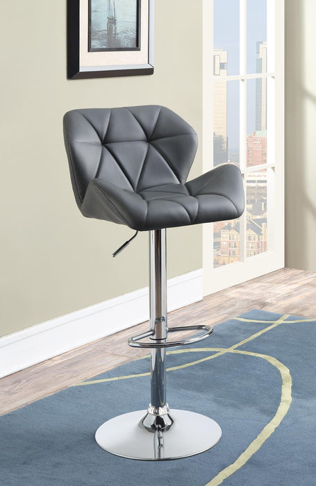 G100426 Contemporary Grey Adjustable Bar Stool