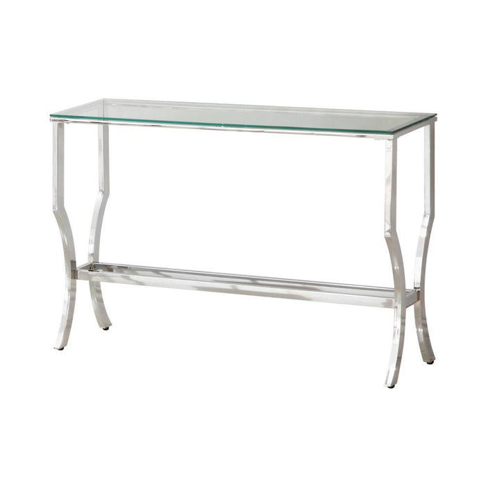 G720338 Contemporary Chrome Sofa Table