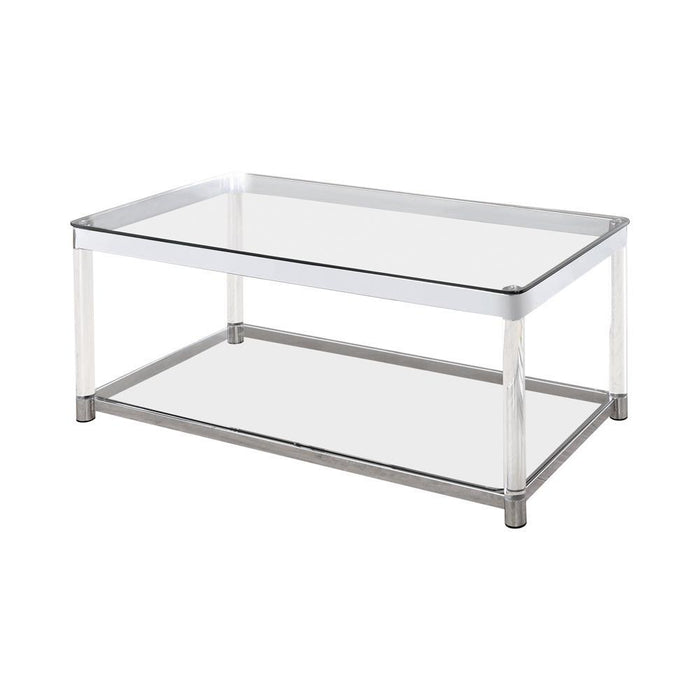 G720748 Contemporary Chrome Coffee Table