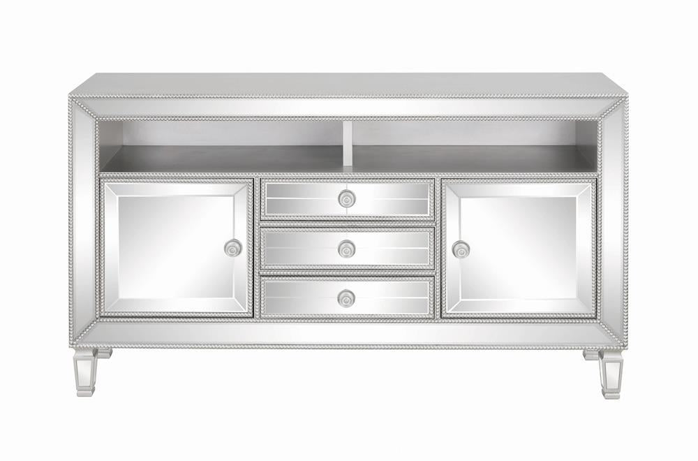 G722272 Contemporary Metallic Platinum 60" TV Console