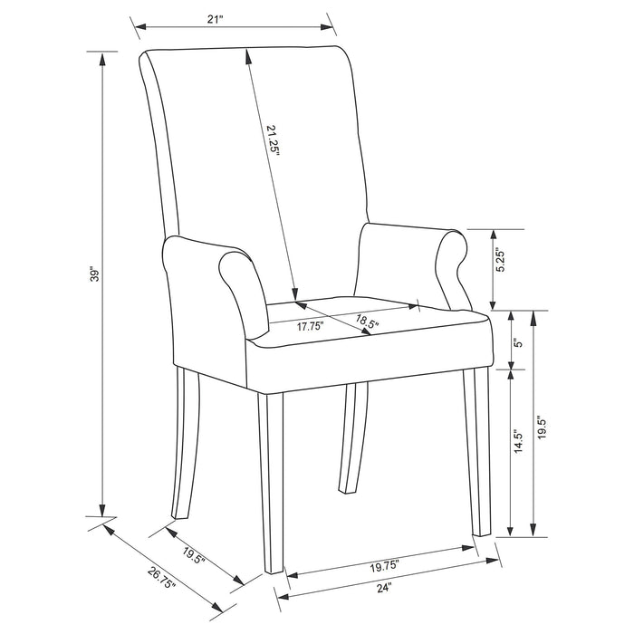 Herran Dining Arm Chair