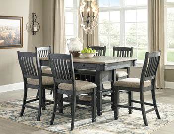 Tyler Creek 6-Piece Counter Height Dining Package