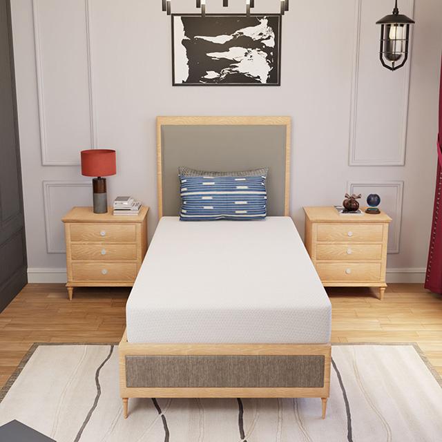 Forsythia 8" Twin Green Tea Gel Memory Foam