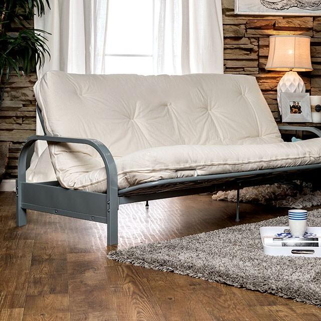 KNOX White 8" White Futon Mattress w/ Inner Spring