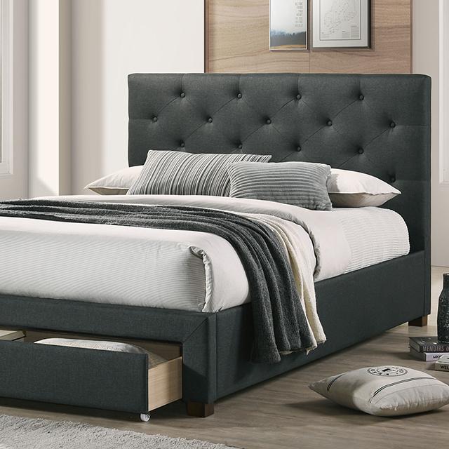 SYBELLA Cal.King, E.King, Queen, Full, & Twin Bed, Beige