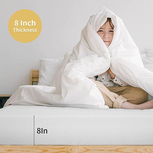 Artemisia 8" Cal. King, E.King, Full, & Queen Memory Foam Mattress