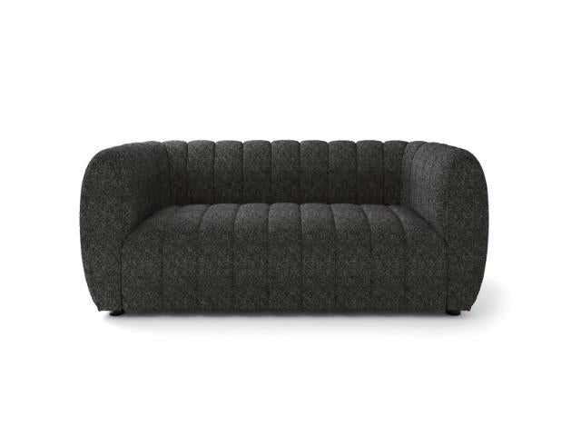 AVERSA Loveseat, Black, Gray, & White