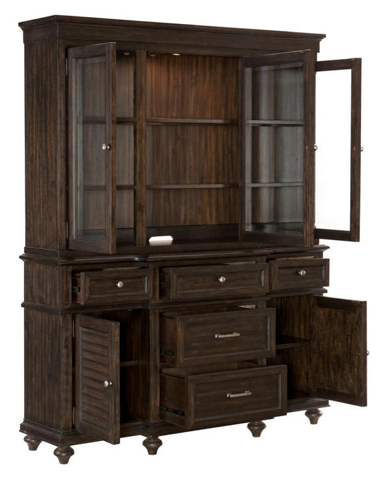 Homelegance Cardano Buffet & Hutch in Charcoal 1689-50*