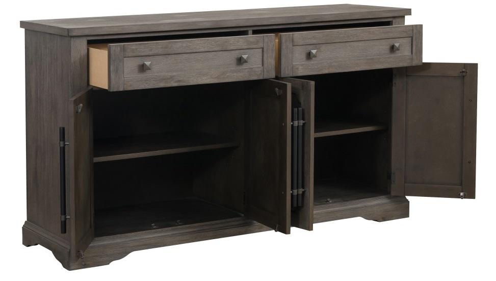 Homelegance Toulon Server in Dark Pewter 5438-40