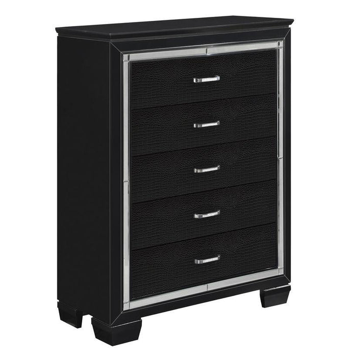 Homelegance Allura Chest in Black 1916BK-9