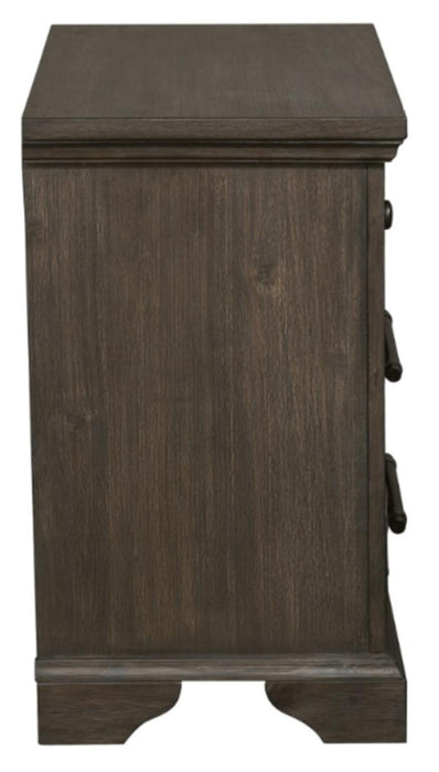 Homelegance Taulon Nightstand in Dark Oak 5438-4