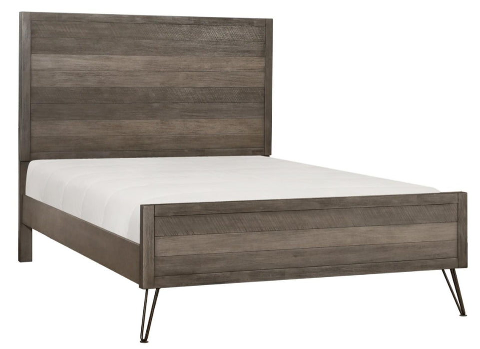 Urbanite King Panel Bed in Tri-tone Gray 1604K-1EK