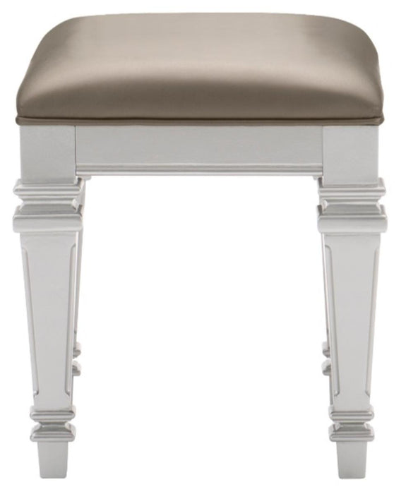 Avondale Vanity Stool in Silver 1646-14