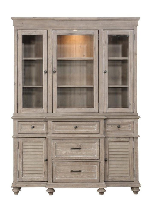 Cardano Buffet & Hutch in Light Brown 1689BR-50*