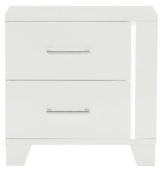 Kerren Nightstand in White 1678W-4