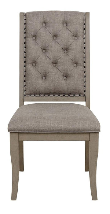 Vermillion Side Chair in Gray (Set of 2)