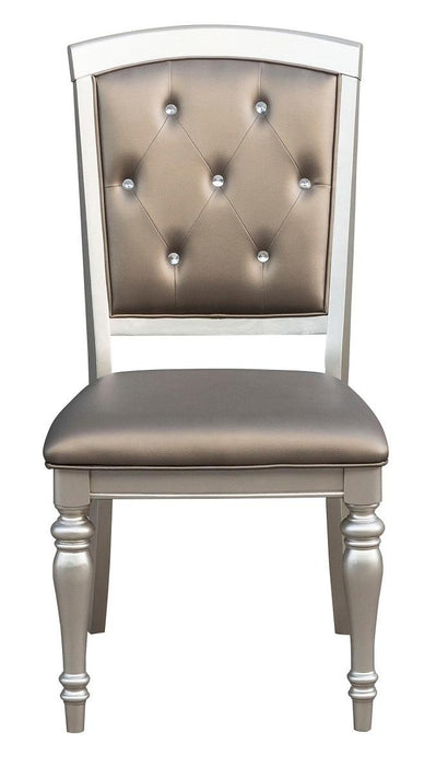 Orsina Side Chair in Silver (Set of 2)