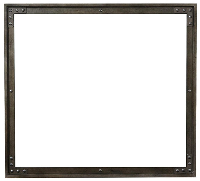 Holverson Mirror in Rustic Brown & Gunmetal 1715-6