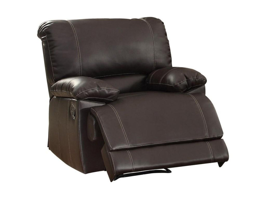 Cassville Double Reclining Chair in Dark Brown 8403-1