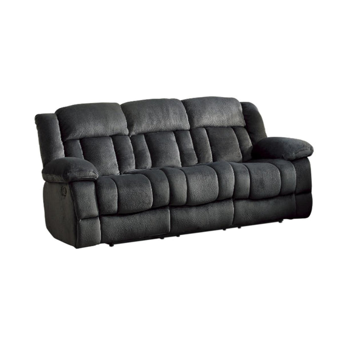 Laurelton Double Reclining Sofa in Charcoal 9636CC-3