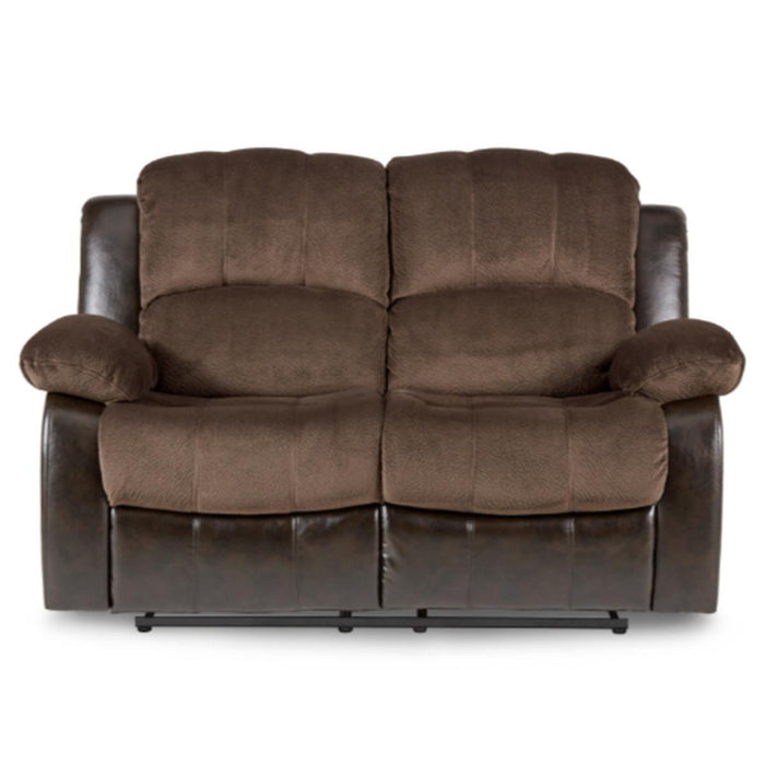Granley Double Reclining Loveseat in Chocolate 9700FCP-2