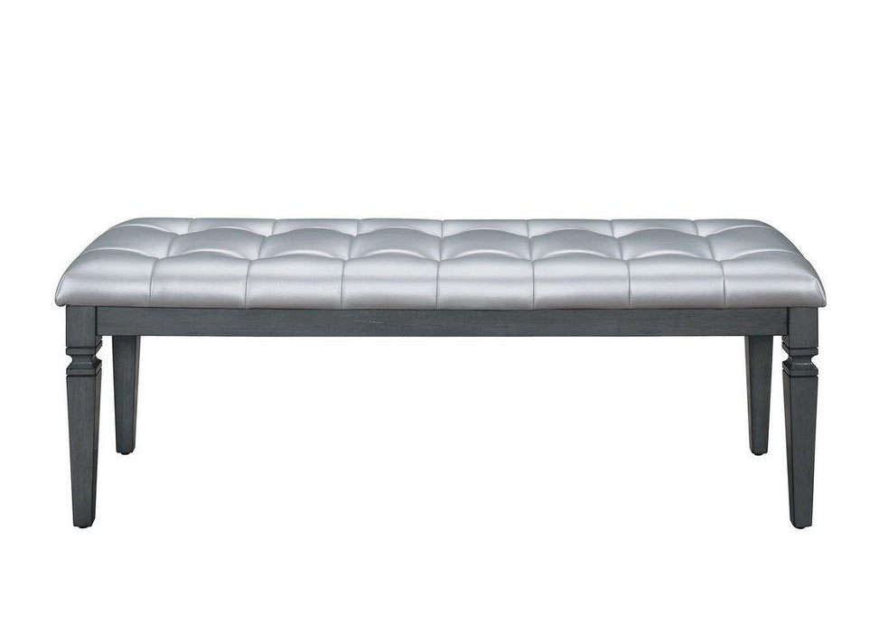 Allura Bed Bench in Gray 1916GY-FBH