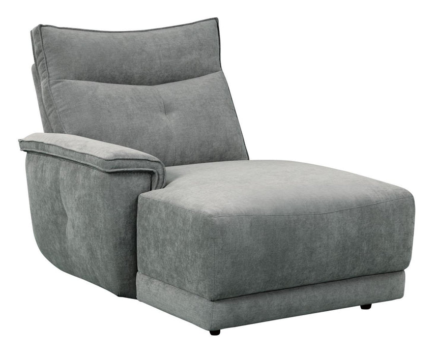 Tesoro Left Side Chaise in Dark Gray 9509DG-5L