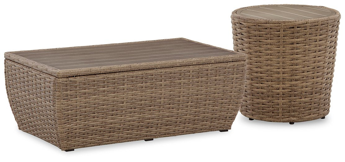 Sandy Bloom 2-Piece Outdoor Occasional Table Package