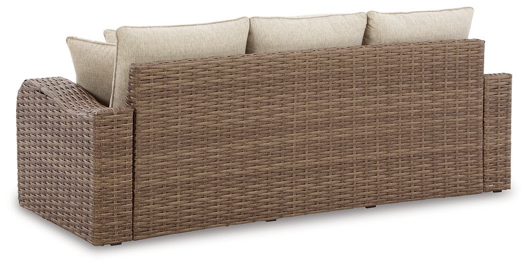 Sandy Bloom 4-Piece Outdoor Upholstery Package